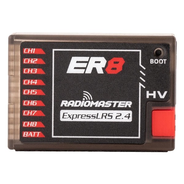 Radiomaster ER8 8CH PWM CRSF ExpressLRS 2.4Ghz 100mw Dual Antenna for RC Parts & Accs